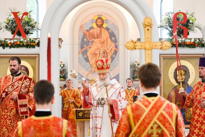 Le patriarche Cyrille a célébré la consécration majeure de l’église de Tous-les-Saints à Strasbourg