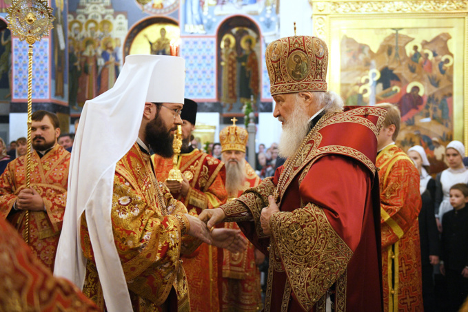 L'archevêque Antoine de Chersonèse et d'Europe Occidentale a été élevé à la dignité de métropolite