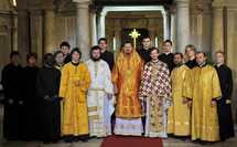 Une liturgie célébrée sur les reliques de saint Martin le Confesseur à Rome