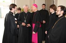 L'évêque de Versailles et l'évêque d'Evry ont rendu visite au séminaire orthodoxe russe à Epinay-sous-Sénart