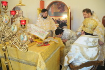 Un nouveau prêtre ordonné en l'église Sainte-Catherine à Rome Un nouveau prêtre ordonné en l'église Sainte-Catherine à Rome