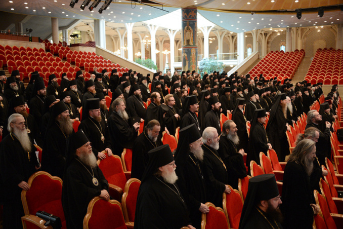 Le concile des évêques de l'Eglise orthodoxe russe se tient à Moscou