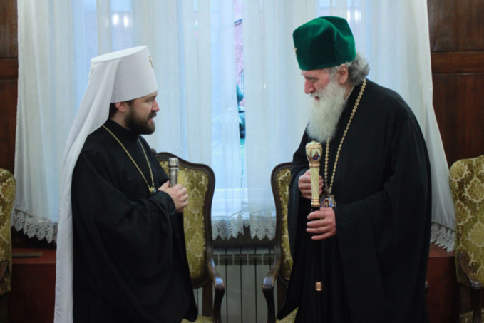 Le nouveau patriarche de Bulgarie reçoit la délégation de l'Église orthodoxe russe Le nouveau patriarche de Bulgarie reçoit la délégation de l'Église orthodoxe russe