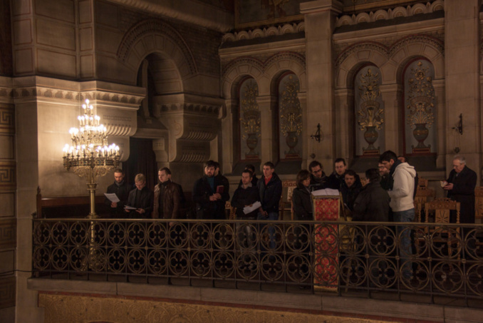 Une délégation du séminaire russe participe à la liturgie du Triomphe de l'orthodoxie à l'église grecque de Paris