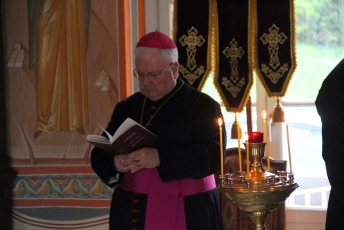 L'évêque de Metz a rendu visite au Séminaire orthodoxe russe
