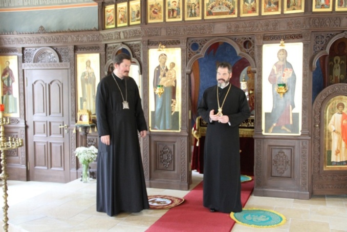 Visite au séminaire l'évêque Antoine de Constantine, auxiliaire du diocèse de l'Europe occidentale de l'Eglise orthodoxe de Bulgarie