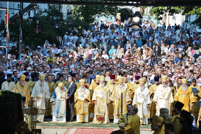 L'Église orthodoxe célèbre à Moscou, Kiev et Minsk la mémoire du saint prince Vladimir et le 1025e anniversaire du baptême de la Rus'