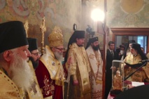 L'évêque Nestor de Chersonèse a participé à une liturgie célébrée par le patriarche Jean X d'Antioche