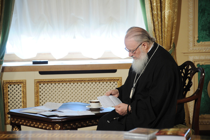 Message du patriarche Cyrille de Moscou au président élu de l'Ukraine P. Porochenko