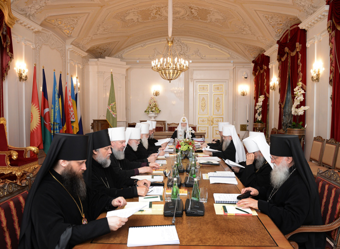 Session du Saint-Synode du patriarcat de Moscou