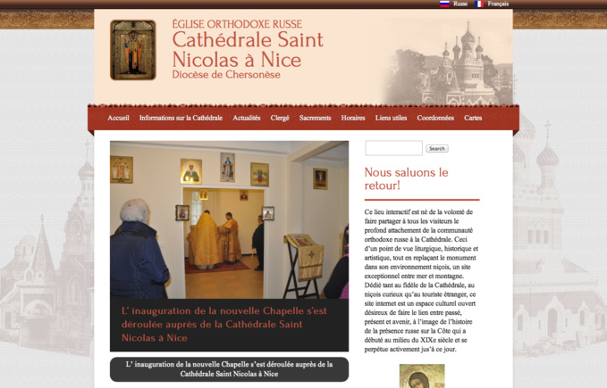 Nouveau site internet pour l'église Saint-Nicolas à Nice