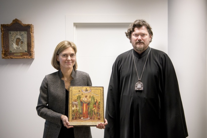 Monseigneur Nestor a rencontré le nouveau directeur du Centre spirituel et culturel orthodoxe russe de Paris