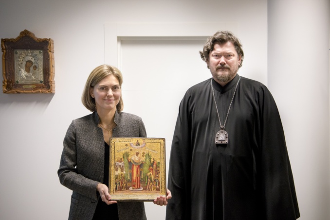Monseigneur Nestor a rencontré le nouveau directeur du Centre spirituel et culturel orthodoxe russe de Paris Monseigneur Nestor a rencontré le nouveau directeur du Centre spirituel et culturel orthodoxe russe de Paris