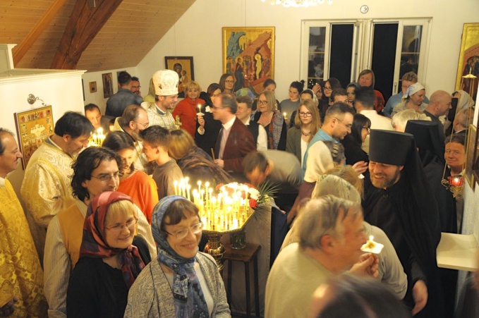 Pâques au monastère Sainte-Trinité de Dompierre en Suisse