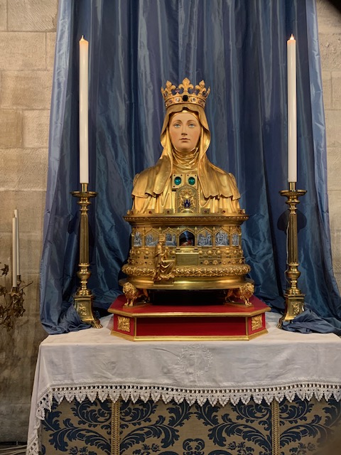 Les paroissiens de la cathédrale niçoise ont effectué un pèlerinage auprès des reliques de la sainte myrophore Marthe, sœur de Lazare