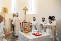 Le Samedi Saint: Mgr Nestor a célébré la Divine Liturgie en la cathédrale de la Sainte Trinité à Paris