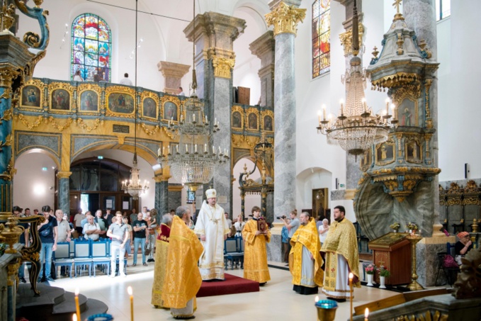 Le métropolite Nestor, administrateur temporaire du diocèse de Hongrie, a célébré la Liturgie en la cathédrale de la Dormition à Budapest Le métropolite Nestor, administrateur temporaire du diocèse de Hongrie, a célébré la Liturgie en la cathédrale de la Dormition à Budapest