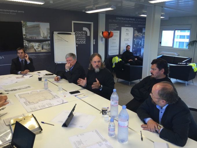 L'archevêque Marc d’Egorievsk a visité le chantier de l'église russe à Paris L'archevêque Marc d’Egorievsk a visité le chantier de l'église russe à Paris