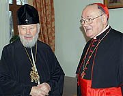 Le métropolite Vladimir de Kiev a reçu le cardinal Martino