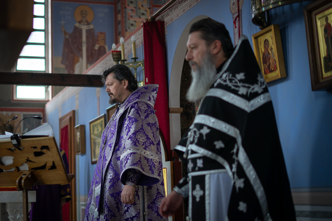 Monseigneur Nestor a célébré la Liturgie des Dons présanctifiés en la cathédrale Sainte-Marie-Madeleine de Madri Monseigneur Nestor a célébré la Liturgie des Dons présanctifiés en la cathédrale Sainte-Marie-Madeleine de Madri