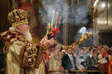 Le patriarche Alexis a reçu, à la cathédrale Christ-Sauveur, une délégation de l'archidiocèse de Salzburg