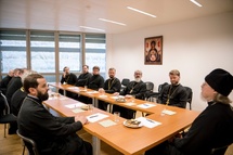 L'administrateur de l’Exarchat patriarcal a rencontré le clergé de la cathédrale de la Sainte Trinité L'administrateur de l’Exarchat patriarcal a rencontré le clergé de la cathédrale de la Sainte Trinité