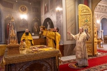 Fête de saint apôtre Mattieu: le métropolite Marc a célébré la Liturgie en la cathédrale de Riazan