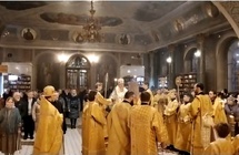 Monseigneur Marc a célébré la Liturgie en la cathédrale de la Nativité du Christ à Riazan