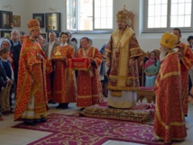 Mgr Nestor a présidé la Divine Liturgie à Zurich à l’occasion de la fête patronale de la paroisse locale en l'honneur de la Résurrection du Christ