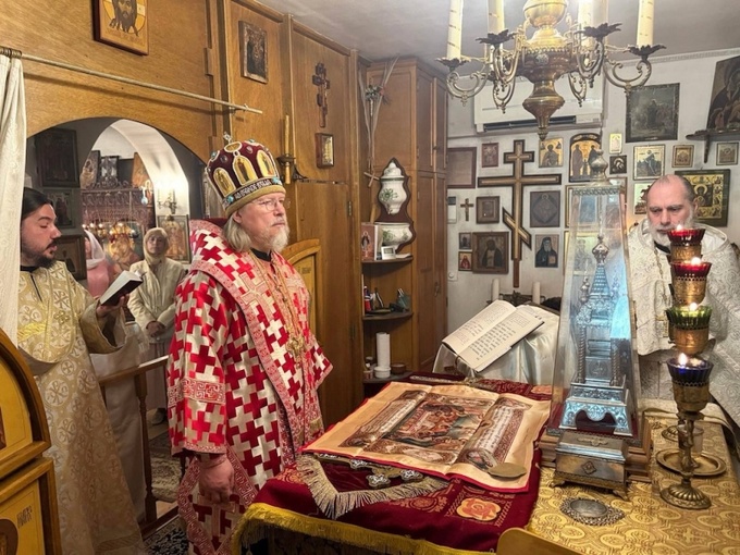 Monseigneur Marc s'est rendu en visite archipastorale à la paroisse alsacienne Saint-Nicolas de Saint-Louis