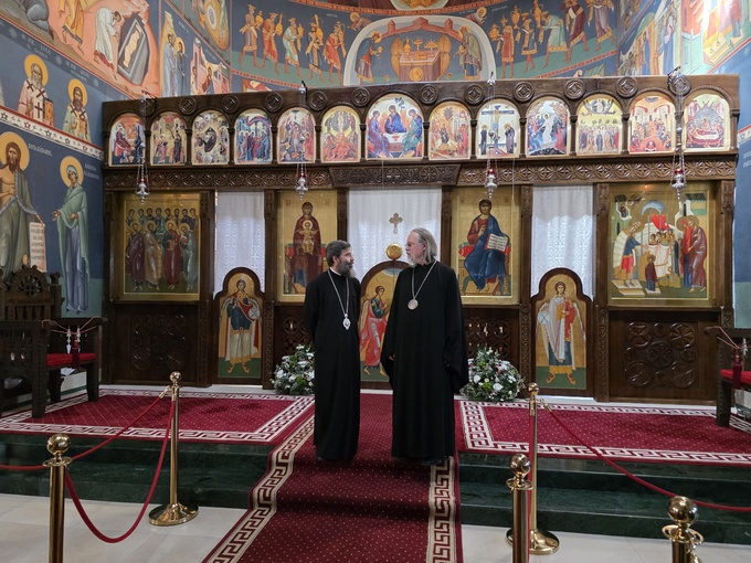 Son Éminence Marc a rencontré l'évêque de l'Église orthodoxe roumaine en Espagne