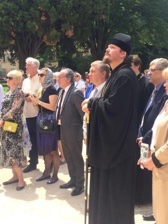 Divine liturgie célébrée en l'église Saint-Nicolas à Nice, lors de la clôture des « Journées de Moscou »