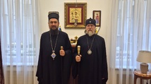 Monseigneur Marc a rencontré Monseigneur Justin, évêque d’Europe occidentale de l’Eglise orthodoxe serbe
