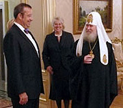 Le patriarche Alexis a reçu le président d'Estonie Le patriarche Alexis a reçu le président d'Estonie