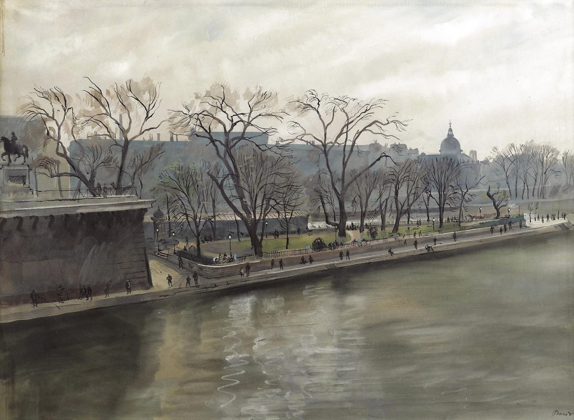 LE CENTRE CULTUREL ET SPIRITUEL RUSSE ACCEUILLE A NOUVEAU L'EXPOSITION DE PEINTURES ET DE DESSINS D'ALEXANDRE SEREBRIAKOFF