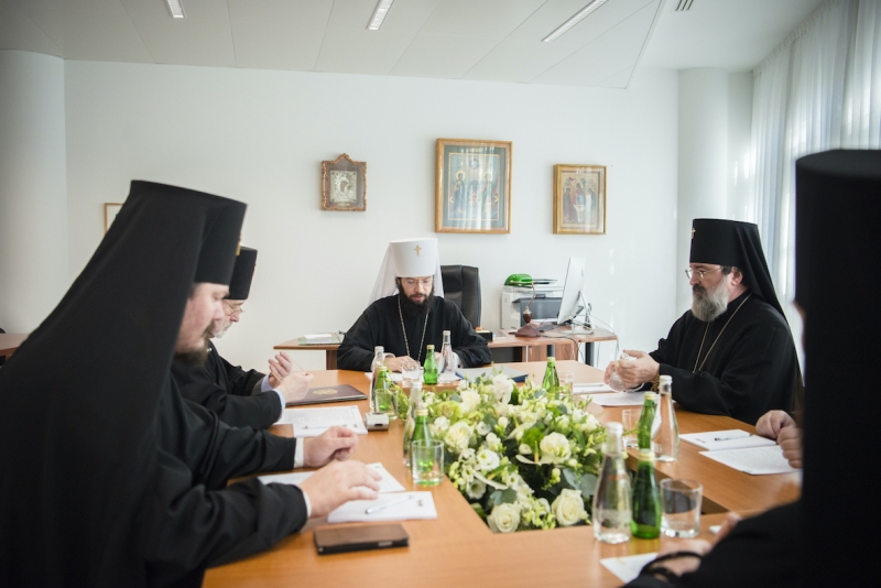 Première réunion du Saint Synode de l’exarchat du patriarcat de Moscou en Europe occidentale