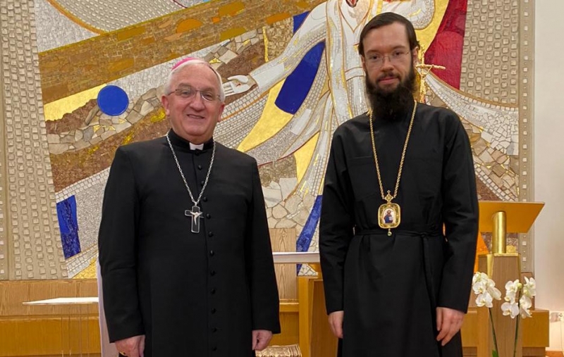 L’exarque patriarcal d’Europe occidentale a rencontré le nonce apostolique en France