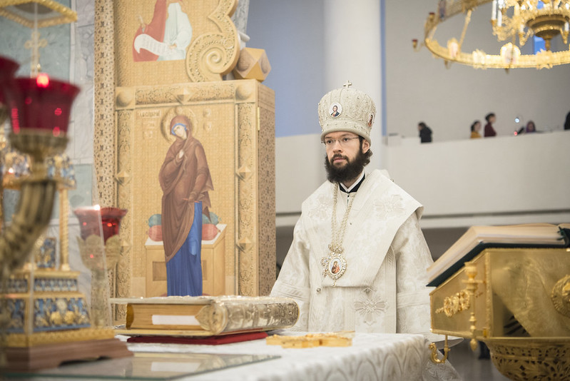 Fête de la Circoncision du Seigneur selon la chair: le métropolite Antoine a célébré la Divine Liturgie en la cathédrale de la Sainte Trinité à Paris