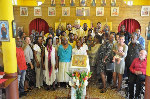 L'évêque Nestor a rendu visite à la communauté orthodoxe en Martinique
