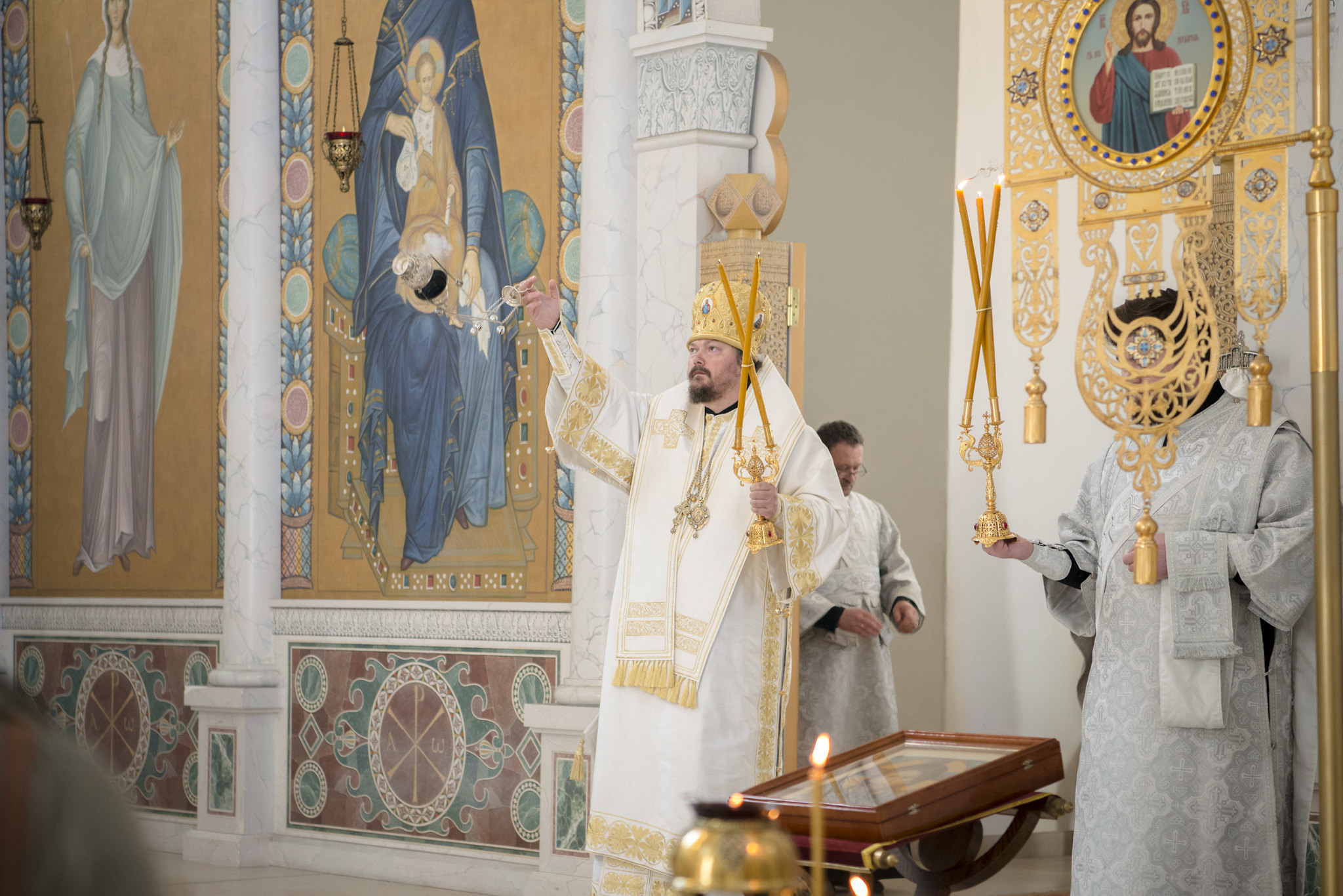 Ascension du Christ: le métropolite Nestor a célébré la Liturgie en la cathédrale de la Sainte Trinité à Paris