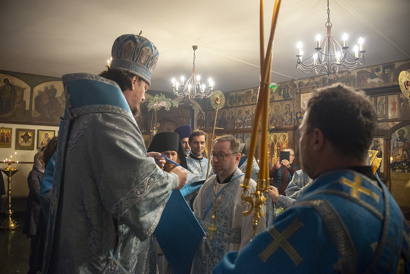 Le prêtre Georges Egorov s’est vu octroyer le droit de porter l’épigonation