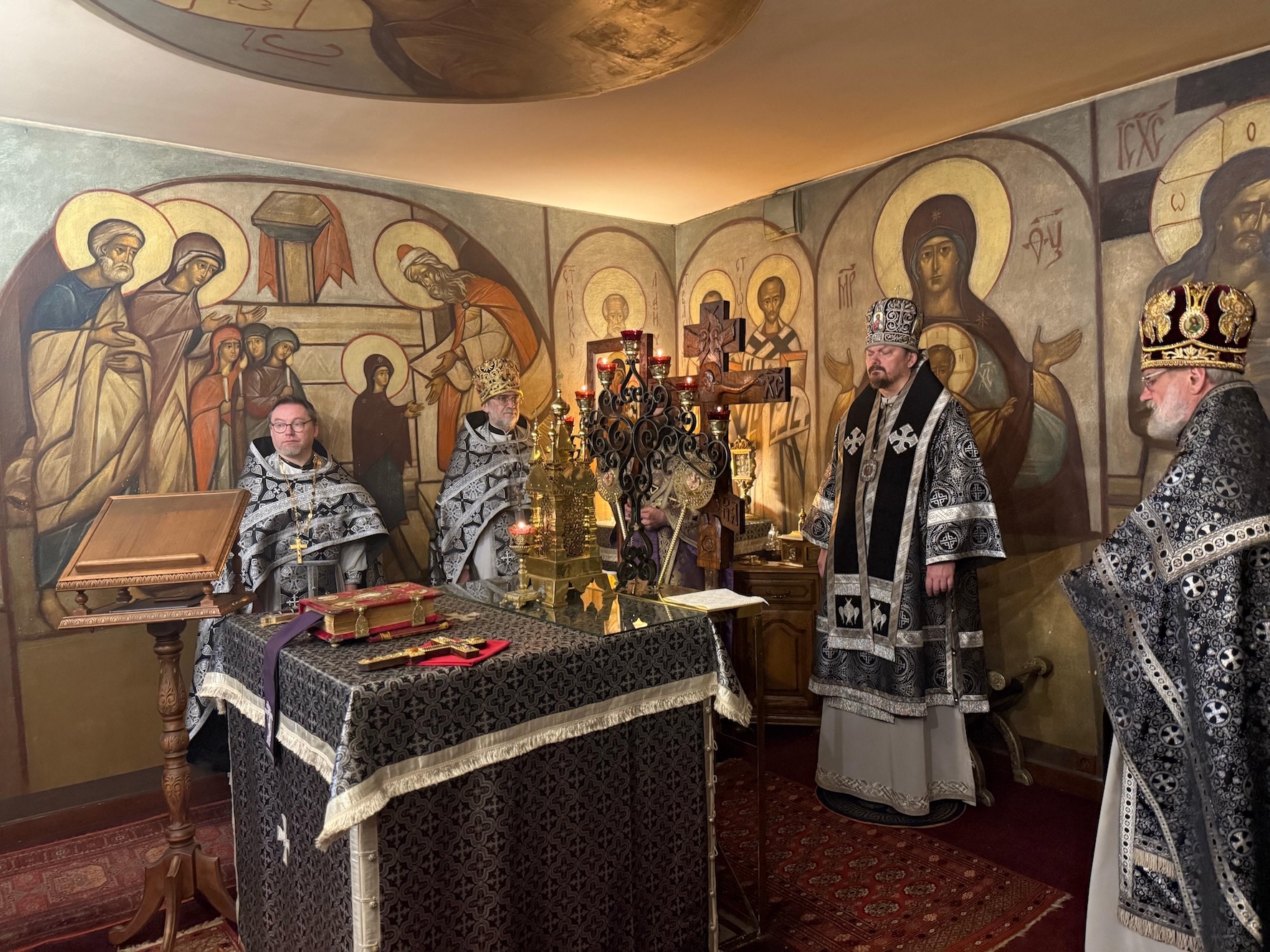 L’Exarque patriarcal a célébré la dernière Liturgie des Dons Présanctifiés de cette année liturgique