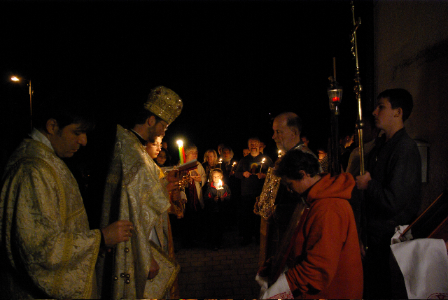 Célébrations pascales au monastère Sainte-Trinité à Dompierre