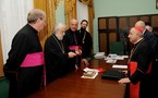 L'archevêque de Milan reçu à l'académie de théologie de Moscou
