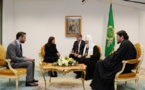 Rencontre du Primat de l'Eglise orthodoxe russe avec le maire de Paris Madame Anne Hidalgo