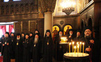 Rencontre entre les représentants des Eglises orthodoxes russe et serbe