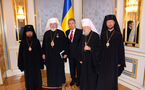 Les métropolites de Kiev et de Finlande ont rendu visite au président ukrainien