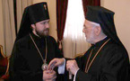 L'archevêque Hilarion a rendu visite au patriarche d'Antioche