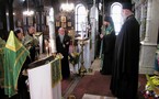 Des évêques des patriarcats de Moscou et de Géorgie ont prié à l'église de l'Exaltation-de-la-Sainte-Croix à Genève