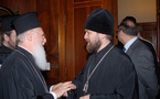 Mgr Hilarion s'est entretenu avec le patriarche de Constantinople